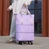 Bolsa de viaje de gran capacidad, nueva, multicapa, con ruedas universales, bolsa de equipaje conveniente, para viajes cortos al aire libre, bolsa para mudanza de estudiantes
