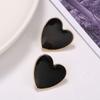 Cao Shi AliExpress aretes estilo caliente superventas moda exagerada aleación gotas corazón de amor arete en forma de corazón femenino fabricantes suministro directo