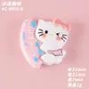 Placa Criativa de Gatinho Fofo Desenho Animado Materiais de Acessórios DIY Feitos à Mão para Presilhas de Cabelo, Cola de Creme e Pequenas Peças de Resina