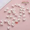 Flor de Resina Branca Pequena Rosa Acessórios Artesanal DIY Capa de Celular Estilo Antigo Acessórios de Cabelo Fazendo Materiais de Decoração