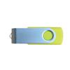 Atacado transfronteiriço 4G 8G 16G clipe de metal giratório pen drive criativo 32G pen drive para licitação de empresa