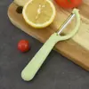 Descascador em Forma de P de Aço Inoxidável Raspador de Frutas Doméstico Descascador de Batatas Faca Multifuncional para Descascar Batatas
