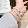 Nuevo Pulsera de Plata de Ley S925 Estilo Chino con Perlas de Agua Dulce Naturales y Jade Hetian para Mujer, Suave y Elegante, Adecuada para Apilar