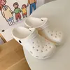 Zapatos Stomp Ropa Exterior de Verano para Mujer Antideslizantes Baotou Popular en Internet Playa Fondo Grueso 2024 Nuevo Zapatillas de Dibujos Animados de Suela Blanda