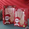 Bolsa de Presente Portátil para Janela de Natal Bolsa de Janela para Véspera de Natal Bolsa de Papel para Devolução de Presente Bolsa de Embalagem para Presente de Natal