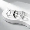 Os Conjuntos de Joias Mais Vendidos da Amazon na Europa e América São Anéis de Casal de Aço Inoxidável Banhados a Ouro, Modernos, Simples, Personalizados e Versáteis