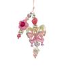 Woo Woo original Rosa Vermelha Flor Borboleta bolsa de fone de ouvido pingente gu Ben pingente livro de cartões bolsa corrente pendurada corrente pendurada para celular