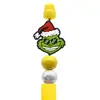 Venta Caliente Dibujos Animados Papá Noel Pegamento Suave de PVC Bolígrafo Cuentas DIY Creativo Árbol de Navidad Cuentas Cuentas de Enfoque Accesorios al por Mayor