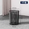 Lixeira de Fresta Estreita para Uso Doméstico, Novo Modelo 2024, Design de Luxo Leve de Alta Qualidade, Adequada para Banheiro, Vaso Sanitário, Sala de Estar, Cozinha, com Tampa, Aparência Elegante