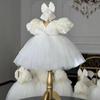 2026 Novo Estilo Vestido de Apresentação de Piano para Meninas Dama de Honra Casamento Vestido de Princesa para Menininha Fantasia Infantil para Apresentação de Anfitriã