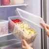 Caja de almacenamiento especial para conservación de carne en el refrigerador, subembalaje de congelador de grado alimenticio, caja de almacenamiento de compartimentos para carne congelada, caja de preparación de alimentos