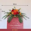 Nuevo Estilo Chino Señal de Agua Artificial Juego Completo de Trípode Floral Bolsa de Papel Combinación de Flores Celebración de Inauguración de Exposición Metabo