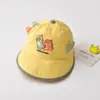 Boné de baseball de malha fina e respirável de verão para crianças, meninos e meninas, chapéu de sol para bebê, moderno