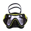 Gafas de buceo de vidrio templado de montura grande, silicona líquida, espejo para esnórquel, gafas de buceo para hombres y mujeres, equipo de buceo libre