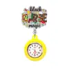 Serie de Insignias Doctor Retráctil Giratorio Regalo Retráctil Ur Fácil Retráctil Reloj del Día de la Enfermera N Correa Retráctil Médica