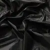 Tela de tafetán de poliéster de seda negra 300T forro de ropa de asalto cortavientos de poliéster tela para sombrilla solar tela para equipaje