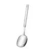 Acero Inoxidable Pequeño Cuadrado Utensilios de Cocina Cuchara Doméstica Espátula Juego de Utensilios de Cocina Práctica Espátula de Queso de Cocina Espátula de Cocina Cuchara para Sopa