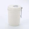 Caixa de Almoço para Estudante de Palha de Trigo de 1500ML, Reutilizável para Micro-ondas, Estilo Japonês, Térmica, Quadrada de Plástico, Caixa para Fast Food