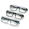 Nuevas Gafas Cuadradas Europeas y Americanas Anti-Luz Azul para Hombres, Gafas Planas de Alta Definición para Exteriores, Gafas de Ciclismo Deportivas de Moda para Mujeres