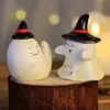 Nuevo producto transfronterizo: Decoraciones de Halloween, adornos de resina de fantasmas lindos estilo INS, pequeños regalos para fiestas de Halloween