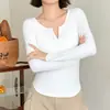 Camiseta de Manga Larga, Corte Ajustado, Estilo Delgado, Suéter Versátil 9921, Ajuste Delgado Casual, Moda Japonesa y Coreana, Versátil
