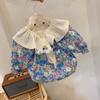 [Liquidación] Pelele Estilo Coreano Ins Primavera Bebé Cuello Grande de Encaje para Niños Pequeños y Bebés Body de una Pieza