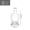 Botellas Redondas de Aromaterapia al por Mayor, Botellas de Vidrio para Aceites Esenciales de Aromaterapia, Botellas de Vidrio para Perfume Eliminadoras de Olores, Flores Secas de Ratán Purificadoras de Aire, Patrón Diagonal