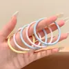 Gomas para el pelo de alta elasticidad para niños, Diademas para bebés, Gomas elásticas para niñas que no dañan el pelo, Cuerdas finas de colores para el pelo de niñas