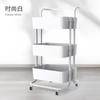 Estante de almacenamiento con carrito para el suelo, cocina, baño, dormitorio, inodoro, estante de almacenamiento móvil, estante de almacenamiento para refrigerios, cocina