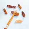 Suporte de Hashi de Madeira Japonês Suporte de Hashi para Casa Enfeites de Cozinha Rack de Armazenamento de Hotel Talheres de Restaurante Suporte de Hashi Atacado