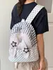 Mochila de Puntos y Estrellas con Orejas de Conejo Lindas Modelo Nuevo 2026 Gran Capacidad Estudiante Moderna Casual para Viajar Mochila Ligera
