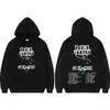 Sudadera de Concierto Unisex Harajuku Hip Hop de Alta Calidad para la Gira 2025 del Rapero Paul Longdra