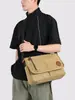 Bolsa transversal masculina transfronteiriça, mochila estudantil moderna para ir à aula, bolsa de ombro simples, fashion e versátil para homens, atacado