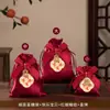 Bolsa de Dulces de Luna Llena para Bebé, Bolsa de Tela Roja para Banquete de 100 Aniversario, Bolsa de Dulces de Regalo de Retorno, Bolsa de Regalo de Cumpleaños, Caja de Azúcar