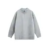 Ropa Vintage Yidao Otoño 2026 Nuevo Suéter Pulóver Vintage con Media Cremallera para Hombre, Estilo Japonés Sencillo de Punto de Color Sólido