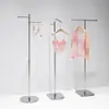 Tienda de Ropa de Fábrica Percheros de Acero Inoxidable para Ropa de Hombre y Mujer Perchas para Colgar Ropa en Sala de Transmisión en Vivo Percheros para Exhibir Ropa y Sombreros Maniquíes