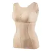 Colete Quente Original Modelador para Mulheres com Bojo Integrado, Outono/Inverno, Top Camada Base Modelador Corporal