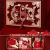 Caja de dinero de dote, caja de dote de compromiso, caja de dote en efectivo, decoración de boda, caja de regalo de compromiso, juego completo de alta gama