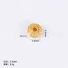 Acessórios Yiwu Venda Quente Transfronteiriça Liga DIY Acessórios para Joias Pingente Dourado Brilhante Colar Pulseira Pingente Coração Estrela