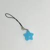 Cadena para teléfono móvil de estrella de mar de gelatina caliente transfronteriza color estrella de cinco puntas estrella de mar gorda colgante lindo retro Y2K goo esta cadena