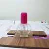 Botella de esmalte de uñas plástico PETG botella de esmalte de uñas para niños botella de esmalte de uñas a base de agua forma de corazón cepillo de botella de uñas