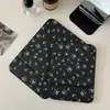 Espelho Dobrável Pequeno Floral Vintage Estilo Ins Dormitório de Estudante Espelho de Maquiagem para Casa Espelho de Mesa para Maquiagem Espelho Portátil