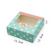 Caja de embalaje Snow mei Niang ventana 246 granos 63-80G caja para pastel de luna caja para tarta de huevo caja de embalaje para postre de grasa de nieve
