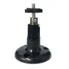 Soporte de Plástico para Cámara de Video Vigilancia Montaje en Pared Elevable Universal de Pequeño Volumen Soporte para Cámara 206 Negro con Tornillos