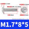 Tornillos Autorroscantes de Acero Inoxidable 304 Pwb Cabeza Redonda Cruz Cola Plana con Arandela Cabeza de Cazoleta Tornillos Meson M2.6/M3/M4