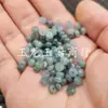 Cuentas sueltas de jade hebilla de jade esmeralda cuentas sueltas hebilla de dinero de jade verde aceitoso cuentas sueltas hebilla de jade morado ahumado 6mm característica Wenwan