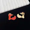 Nuevo producto europeo y americano: Broche Planeta Rosa Zorro, insignia linda, pin de caricatura, regalo, accesorio para ropa, moderno