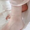 Exótico Retro Moda Multi-camadas Borla Pé Corrente Feminino Metal Corrente Instep Cadeia cos Tribunal Estilo Pé Decoração