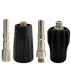 Pistola de Agua de Alta Presión Kew Conector de Acero Inoxidable Estilo Italiano Rosca G1/4 Interna y Externa Conector de Conexión Rápida Accesorios para Máquina de Limpieza de Alta Presión