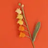 Producto Terminado de Lirio del Valle Tejido a Crochet Hecho a Mano Lana Ramo Eterno Flor Artificial Degradada Tejido Creativo Flor de Lirio del Valle de Cuatro Hojas Linda Regalo